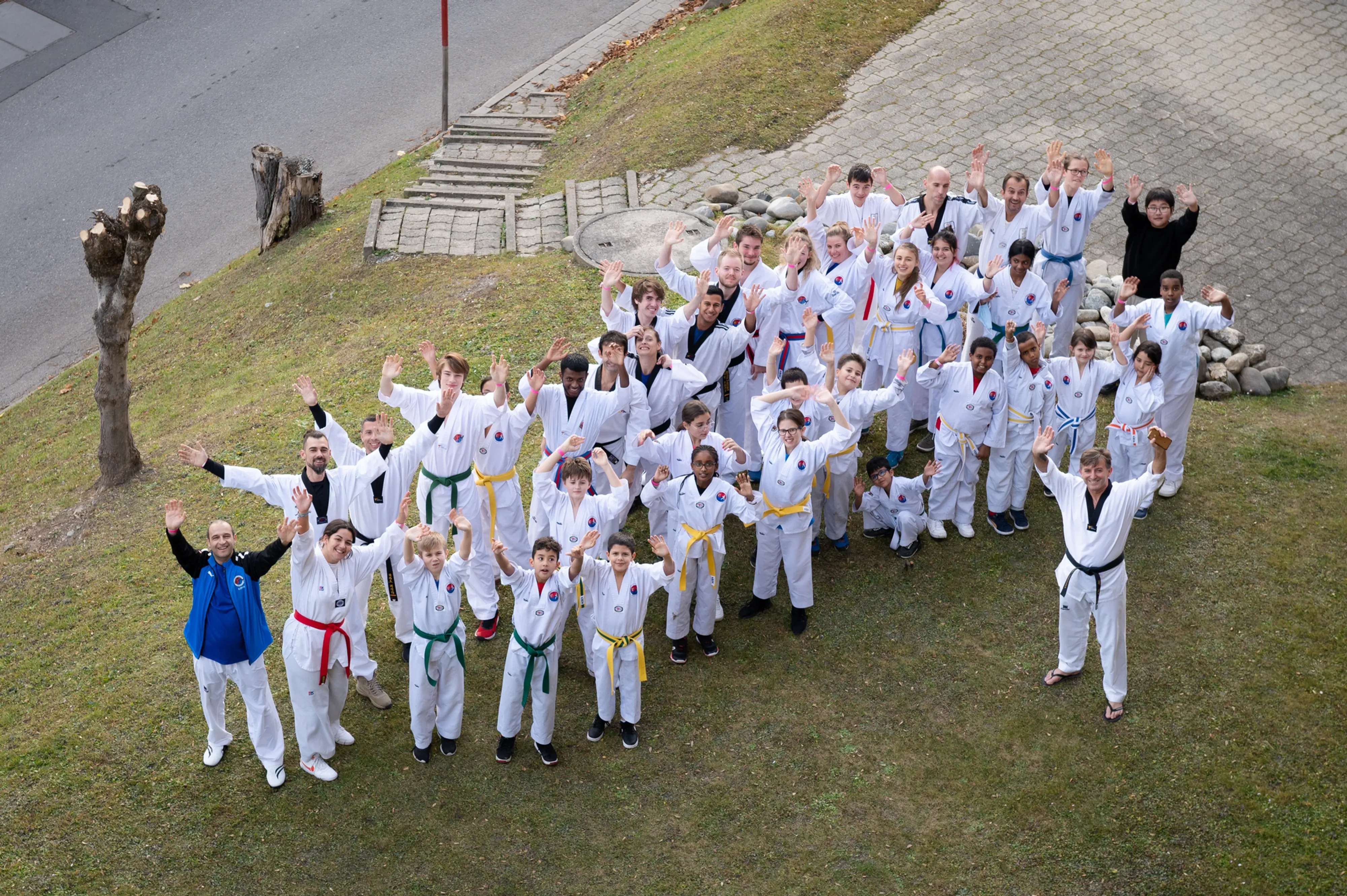Stage de Taekwondo à Leysin — groupe