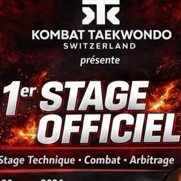 1er Stage Officiel Combat — Kombat Taekwondo Switzerland